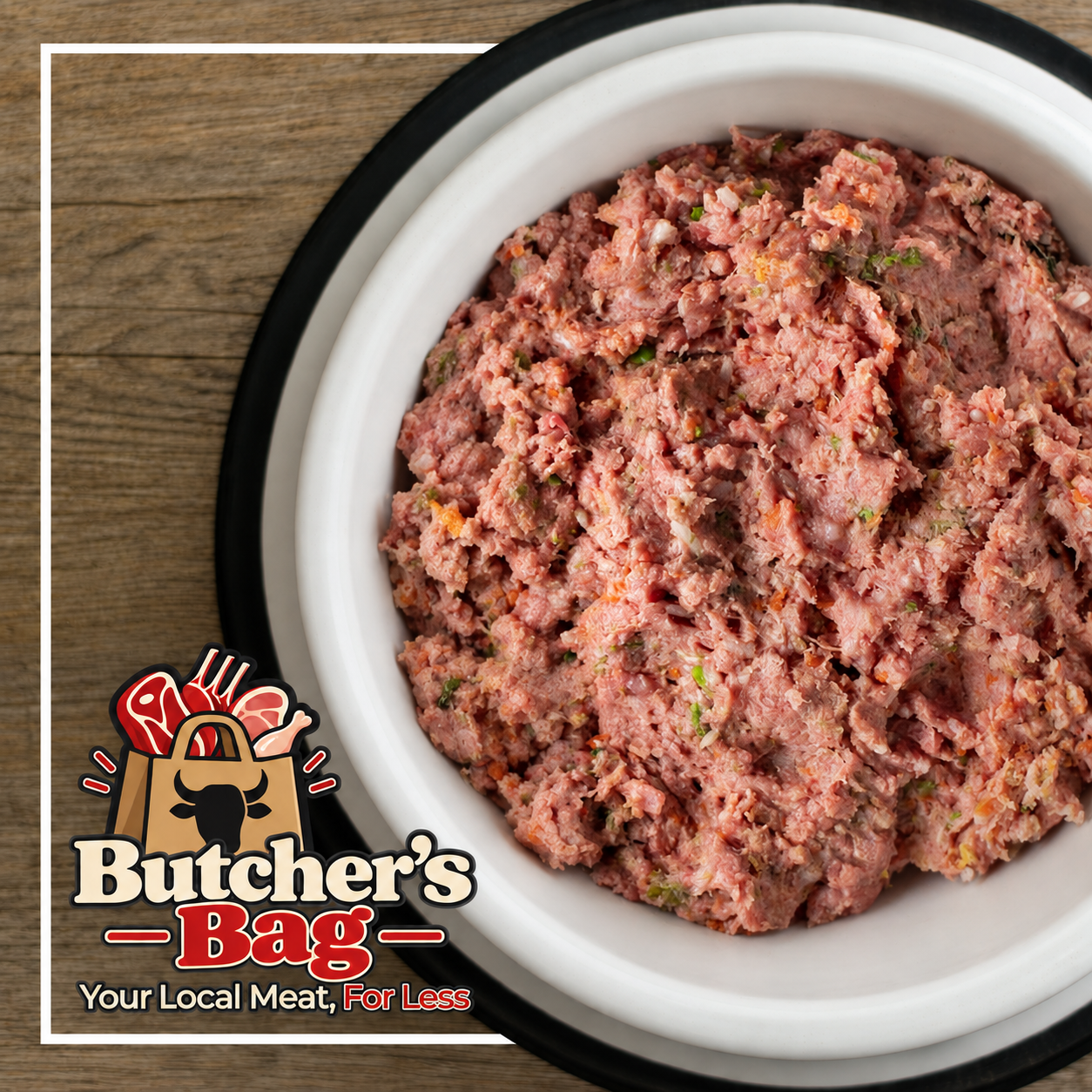 Beef, chicken & vegetable mince