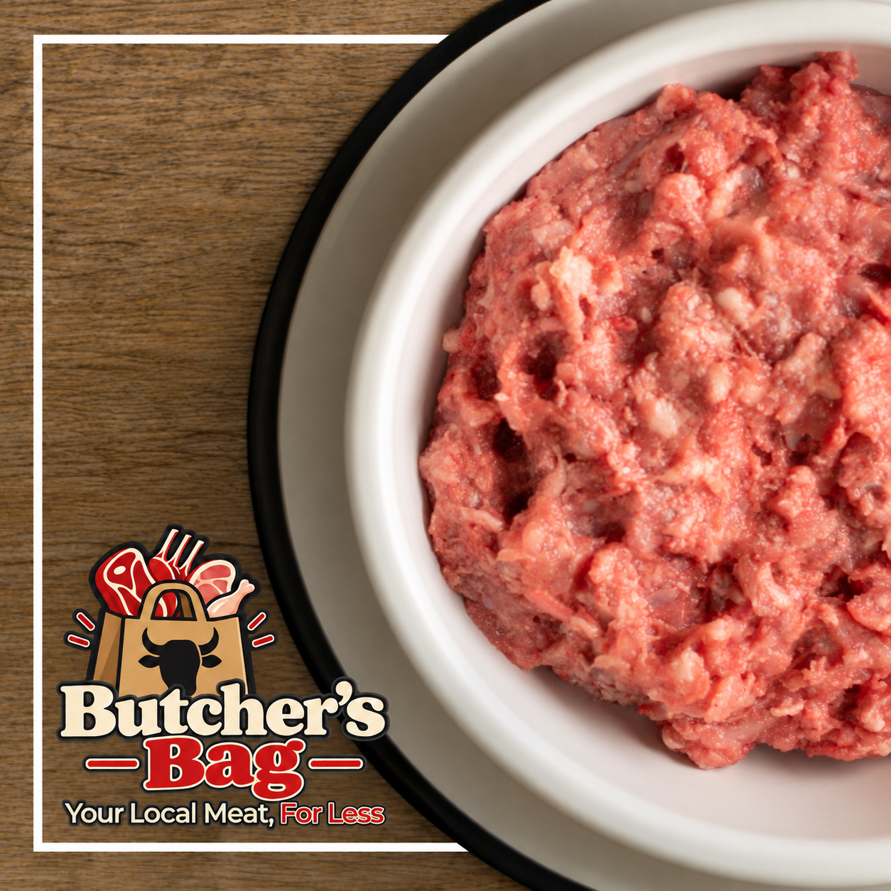 Bone-in chicken mince